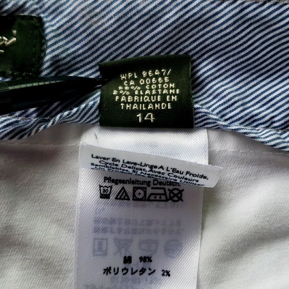 EDDIE BAUER Vashon Fit - White Capri Jeans - Size 14 - Picture 8 of 12